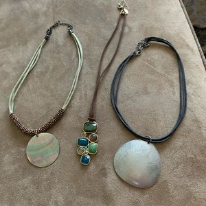 Three Lia Sophia Necklaces